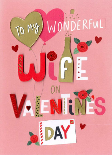 Picture of WONDERFUL WIFE VALENTINES DAY CARD